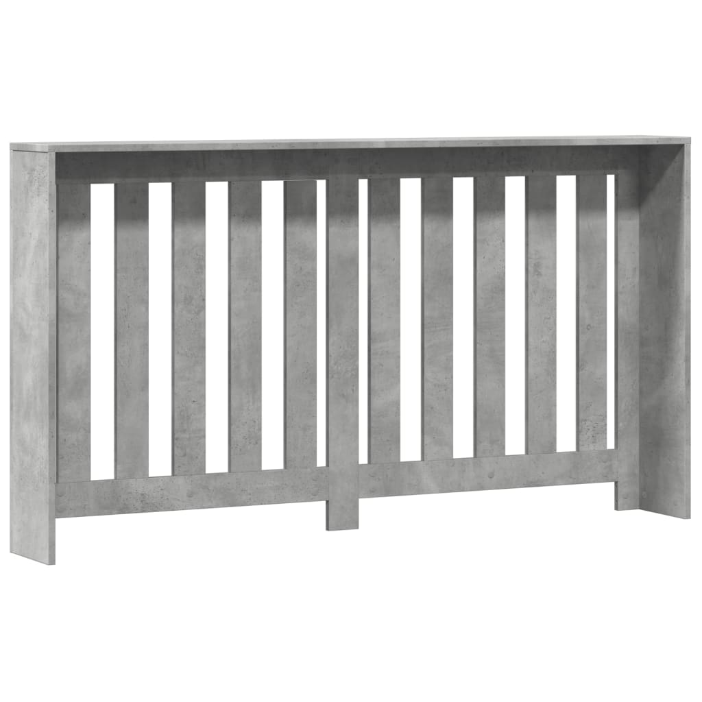 Radiatorombouw 149x20x82 cm bewerkt hout betongrijs - AllerleiShop