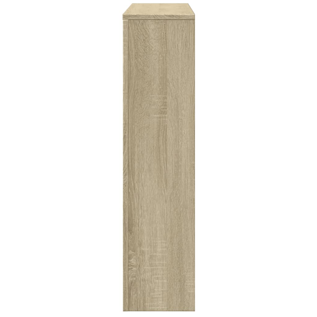 Radiatorombouw 175x20x82 cm bewerkt hout sonoma eikenkleurig - AllerleiShop