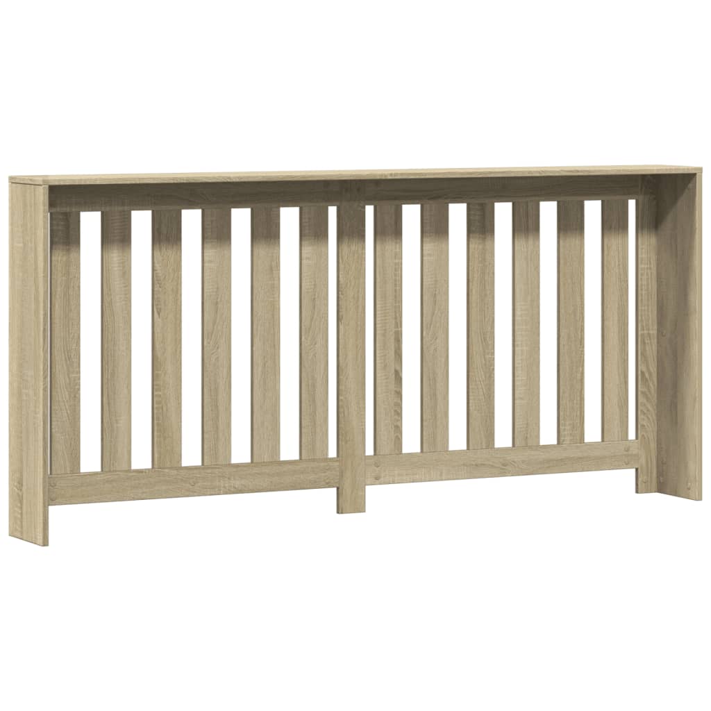 Radiatorombouw 175x20x82 cm bewerkt hout sonoma eikenkleurig - AllerleiShop