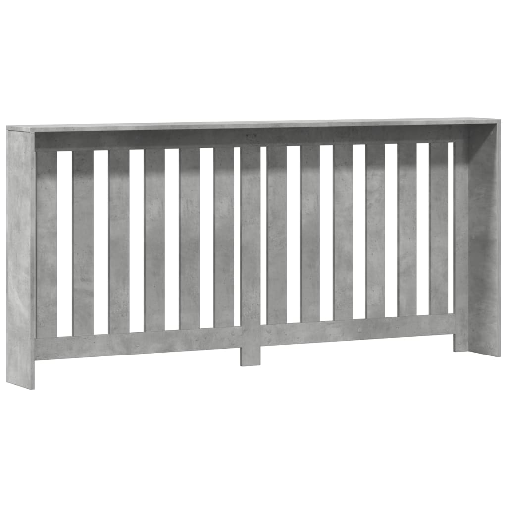 Radiatorombouw 175x20x82 cm bewerkt hout betongrijs - AllerleiShop