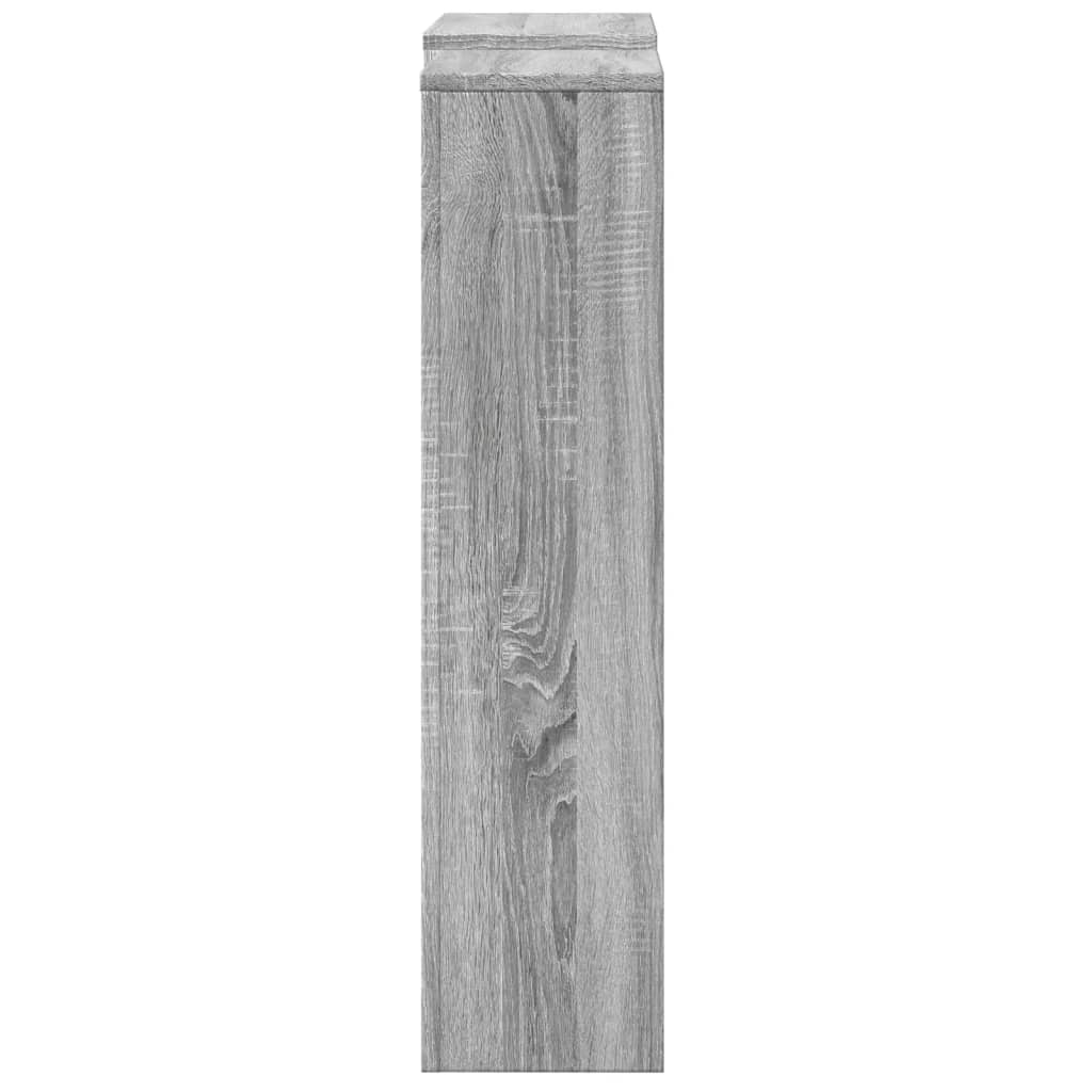 Radiatorombouw 205x21,5x83,5 cm bewerkt hout grijs sonoma eiken - AllerleiShop