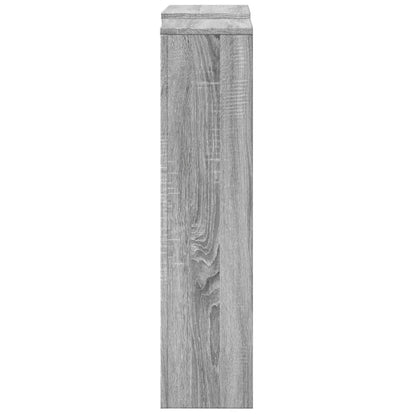 Radiatorombouw 205x21,5x83,5 cm bewerkt hout grijs sonoma eiken - AllerleiShop