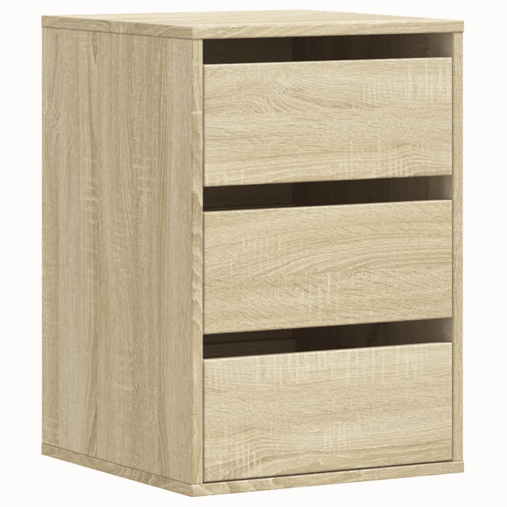 Ladekast 40x41x58 cm bewerkt hout sonoma eikenkleurig - AllerleiShop