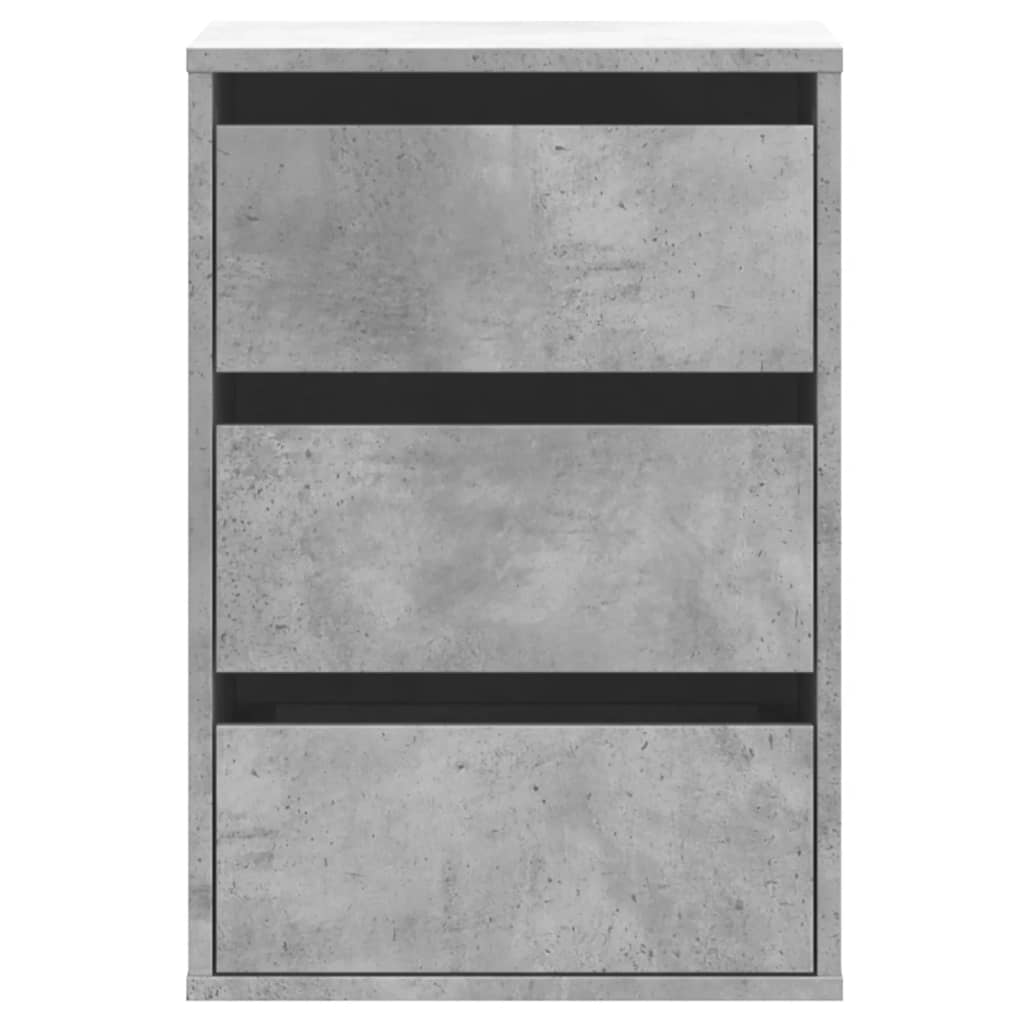 Ladekast 40x41x58 cm bewerkt hout betongrijs - AllerleiShop