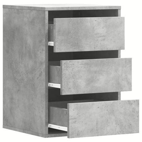 Ladekast 40x41x58 cm bewerkt hout betongrijs - AllerleiShop