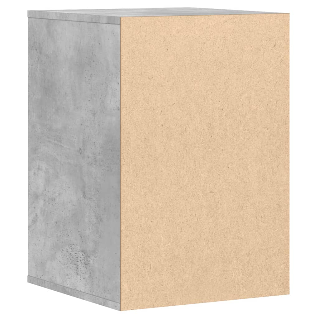 Ladekast 40x41x58 cm bewerkt hout betongrijs - AllerleiShop