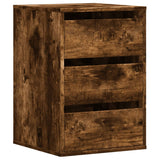 Ladekast 40x41x58 cm bewerkt hout gerookt eikenkleurig - AllerleiShop