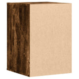 Ladekast 40x41x58 cm bewerkt hout gerookt eikenkleurig - AllerleiShop