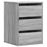 Ladekast 40x41x58 cm bewerkt hout grijs sonoma eikenkleurig - AllerleiShop