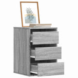 Ladekast 40x41x58 cm bewerkt hout grijs sonoma eikenkleurig - AllerleiShop