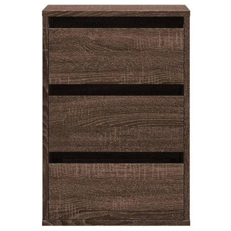 Ladekast 40x41x58 cm bewerkt hout bruin eikenkleurig - AllerleiShop