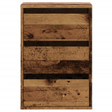 Ladekast 40x41x58 cm bewerkt hout oud houtkleurig - AllerleiShop