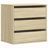 Ladekast 60x41x58 cm bewerkt hout sonoma eikenkleurig - AllerleiShop