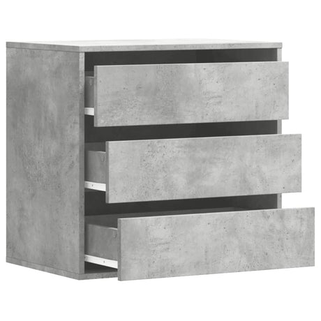 Ladekast 60x41x58 cm bewerkt hout betongrijs - AllerleiShop