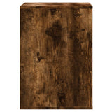 Ladekast 60x41x58 cm bewerkt hout gerookt eikenkleurig - AllerleiShop