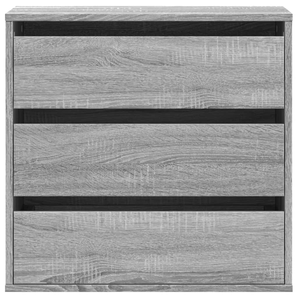 Ladekast 60x41x58 cm bewerkt hout grijs sonoma eikenkleurig - AllerleiShop