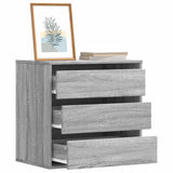 Ladekast 60x41x58 cm bewerkt hout grijs sonoma eikenkleurig - AllerleiShop