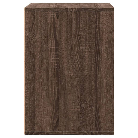 Ladekast 60x41x58 cm bewerkt hout bruin eikenkleurig - AllerleiShop