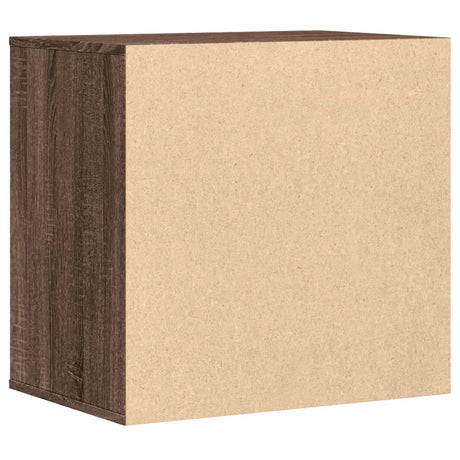 Ladekast 60x41x58 cm bewerkt hout bruin eikenkleurig - AllerleiShop