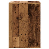 Ladekast 60x41x58 cm bewerkt hout oud houtkleurig - AllerleiShop