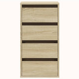 Ladekast 40x41x76 cm bewerkt hout sonoma eikenkleurig - AllerleiShop