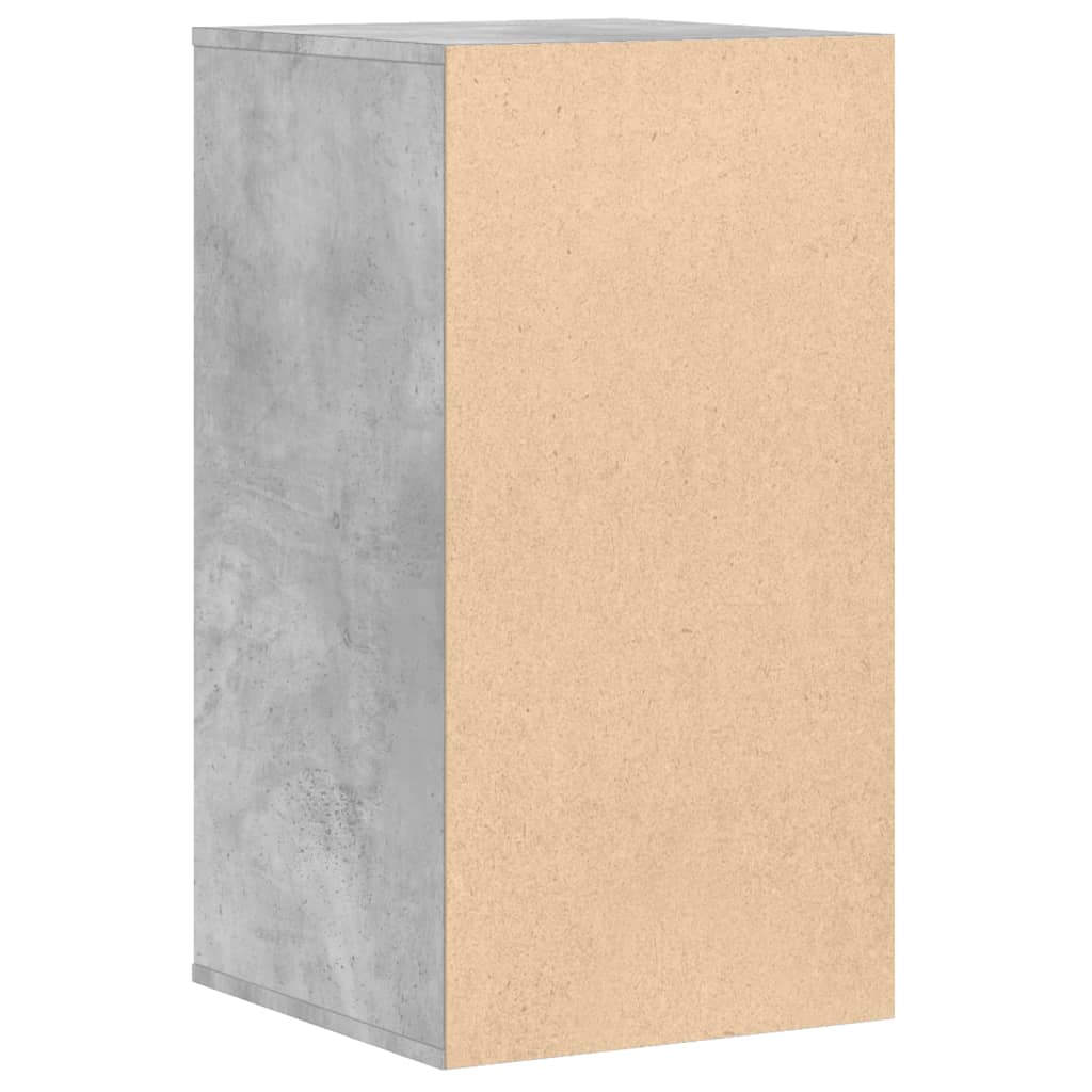 Ladekast 40x41x76 cm bewerkt hout betongrijs - AllerleiShop