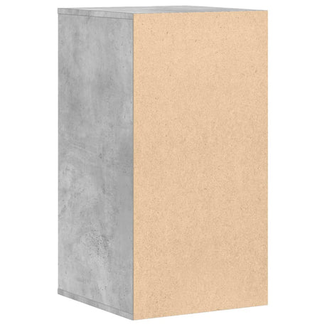 Ladekast 40x41x76 cm bewerkt hout betongrijs - AllerleiShop