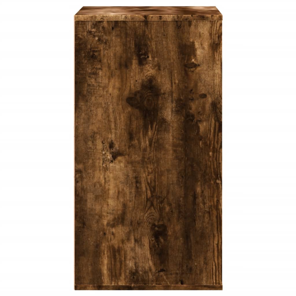 Ladekast 60x41x76 cm bewerkt hout gerookt eikenkleurig - AllerleiShop