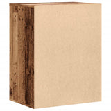 Ladekast 60x41x76 cm bewerkt hout oud houtkleurig - AllerleiShop