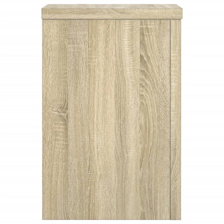 Plantenstandaards 2 st 20x20x30 cm bewerkt hout sonoma eiken - AllerleiShop