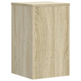 Plantenstandaards 2 st 30x30x50 cm bewerkt hout sonoma eiken - AllerleiShop