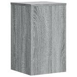 Plantenstandaards 2 st 30x30x50 cm bewerkt hout grijs sonoma - AllerleiShop