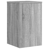 Plantenstandaards 2 st 30x30x50 cm bewerkt hout grijs sonoma - AllerleiShop