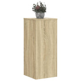 Plantenstandaards 2 st 30x30x70 cm bewerkt hout sonoma eiken - AllerleiShop