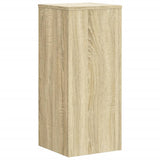 Plantenstandaards 2 st 30x30x70 cm bewerkt hout sonoma eiken - AllerleiShop