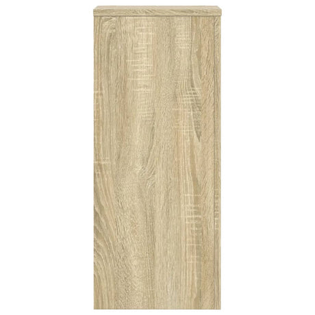 Plantenstandaards 2 st 30x30x70 cm bewerkt hout sonoma eiken - AllerleiShop