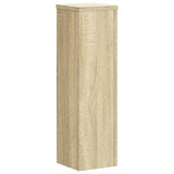 Plantenstandaards 2 st 17x17x60 cm bewerkt hout sonoma eiken - AllerleiShop