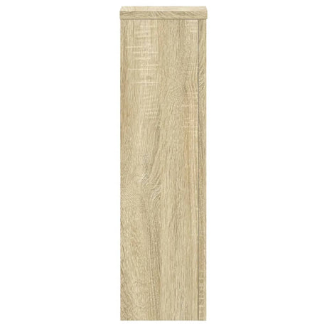 Plantenstandaards 2 st 17x17x60 cm bewerkt hout sonoma eiken - AllerleiShop