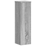 Plantenstandaards 2 st 17x17x60 cm bewerkt hout grijs sonoma - AllerleiShop