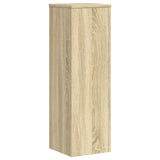 Plantenstandaards 2 st 25x25x80 cm bewerkt hout sonoma eiken - AllerleiShop