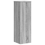 Plantenstandaards 2 st 25x25x80 cm bewerkt hout grijs sonoma - AllerleiShop