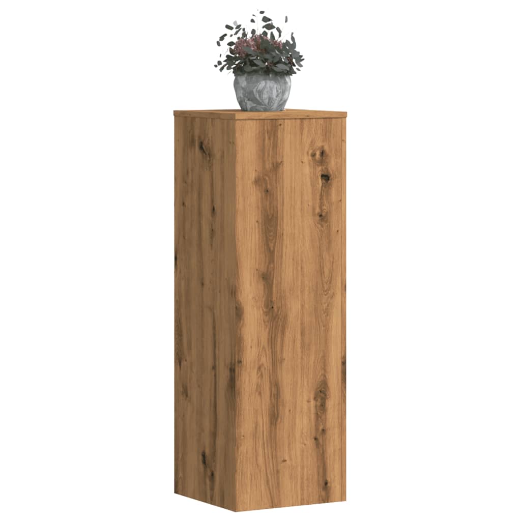 Plantenstandaard 33x33x100 cm bewerkt hout artisanaal eiken