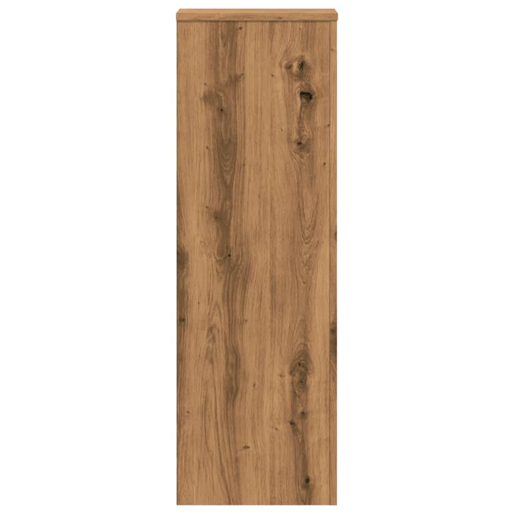 Plantenstandaard 33x33x100 cm bewerkt hout artisanaal eiken
