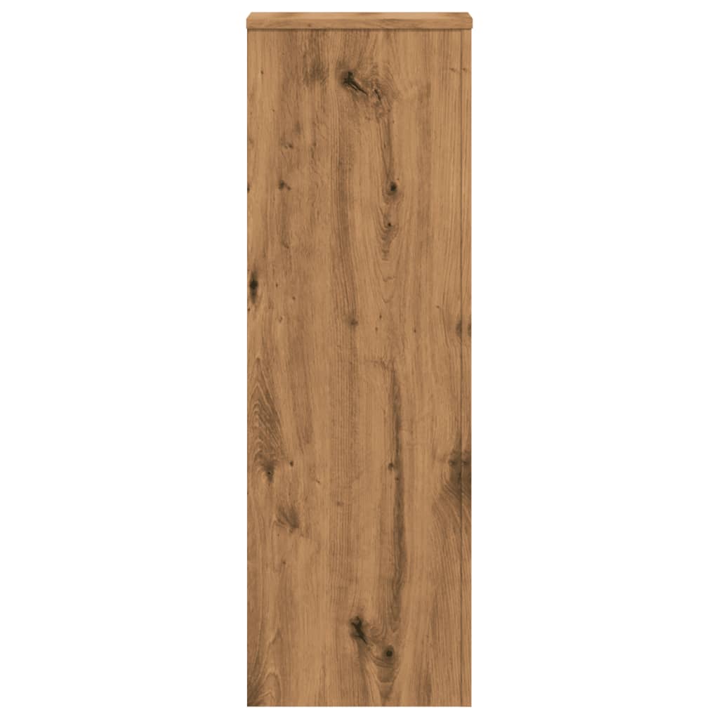 Plantenstandaard 33x33x100 cm bewerkt hout artisanaal eiken