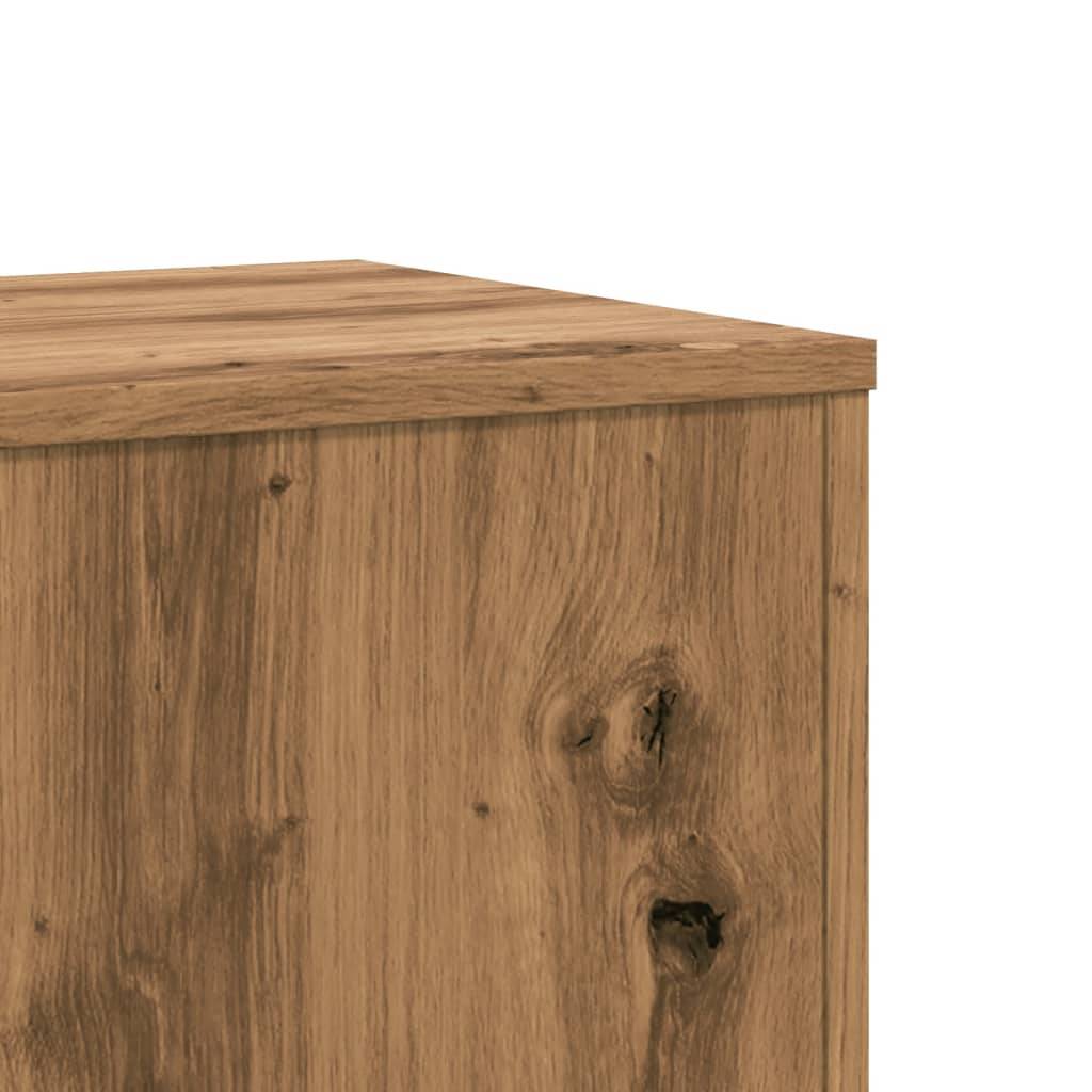 Plantenstandaard 33x33x100 cm bewerkt hout artisanaal eiken
