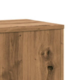 Plantenstandaard 33x33x100 cm bewerkt hout artisanaal eiken