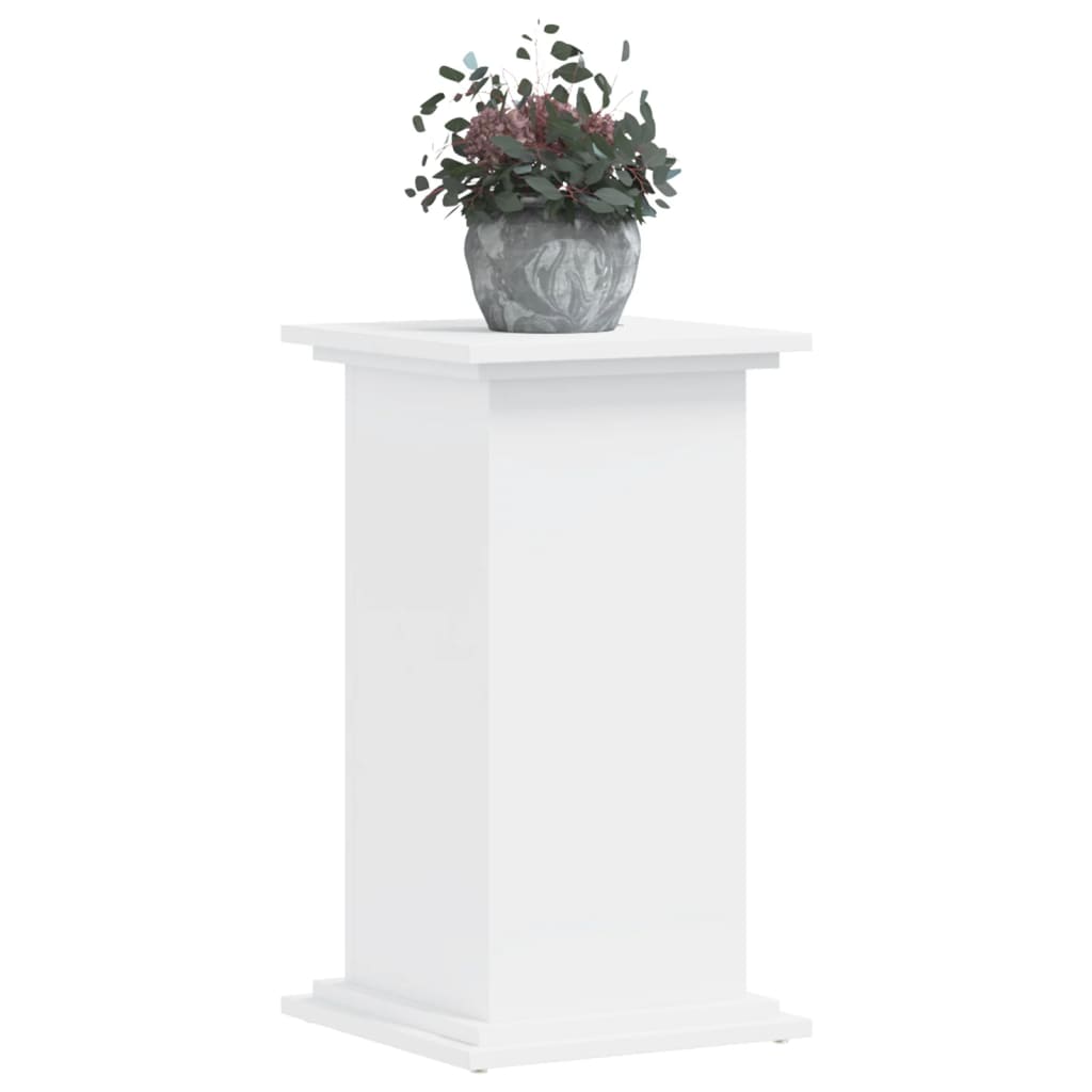 Plantenstandaard 33x33x60 cm bewerkt hout wit - AllerleiShop