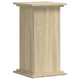 Plantenstandaard 33x33x60 cm bewerkt hout sonoma eikenkleurig - AllerleiShop