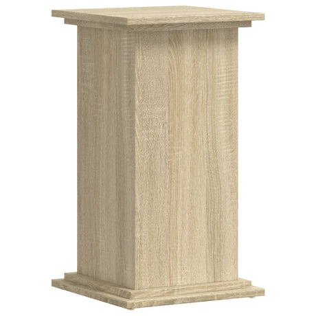 Plantenstandaard 33x33x60 cm bewerkt hout sonoma eikenkleurig - AllerleiShop