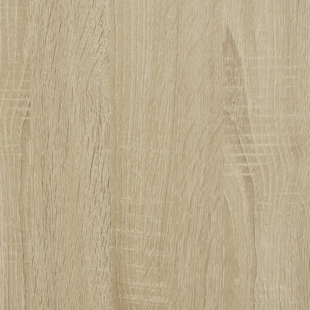 Plantenstandaard 33x33x60 cm bewerkt hout sonoma eikenkleurig - AllerleiShop